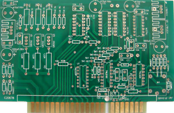 2 layer PCB HASL+Plated finger